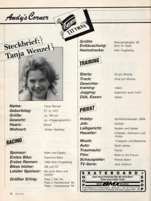 BMX Sport 6/1986 Seite 38