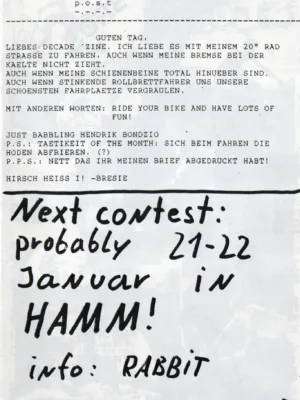 Decade 'Zine 14/1988 Seite 5