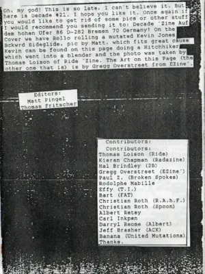 Decade 'Zine 21/1990 Seite 3