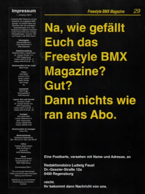 Freestyle BMX 1/1992 Seite 29