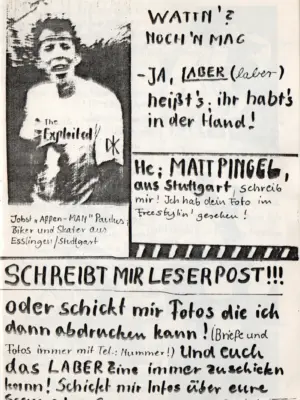 Laber 'Zine 1 / 1989 Seite 3