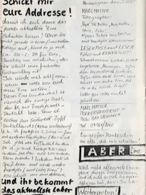 Laber 'Zine 1 / 1989 Seite 18