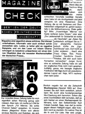 Laber 'Zine 13 / 1995 Seite 20