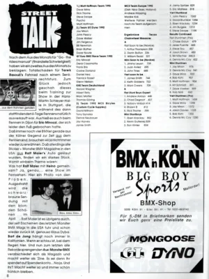 Monster BMX 6/1992 Seite 8