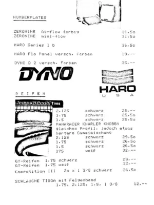 Preisliste Januar 1985 Seite 12