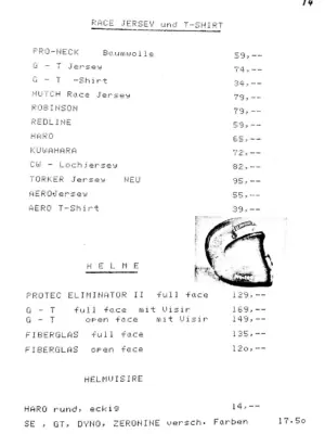 Preisliste Januar 1985 Seite 14