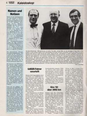 Radsport Magazin 9/10 1982 Seite 2