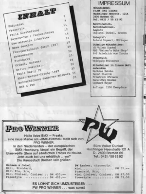 BMX Szene 11-12 / 1987 Seite 2