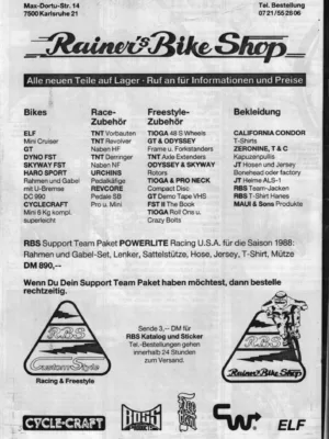 BMX Szene 11-12 / 1987 Seite 36