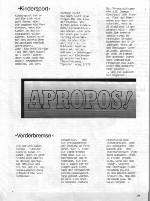 BMX Szene 5 / 1987 Seite 19