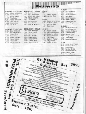 BMX Szene 6 / 1987 Seite 14