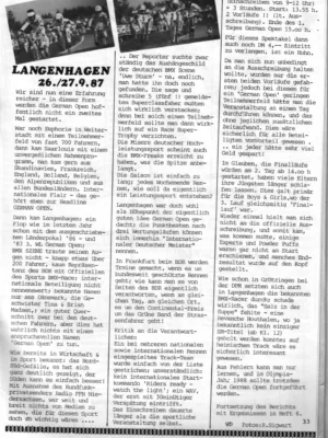 BMX Szene 9 / 1987 Seite 33