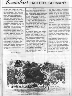 BMX Szene 2 / 1988 Seite 7