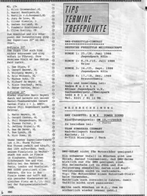 BMX Szene 3 / 1988 Seite 6